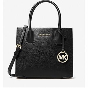 Michael Michael Kors Mercer Medium Pebble Leather Crossbody + Dust Bag Nwt ❤️